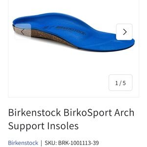 Birkenstock Arch Support